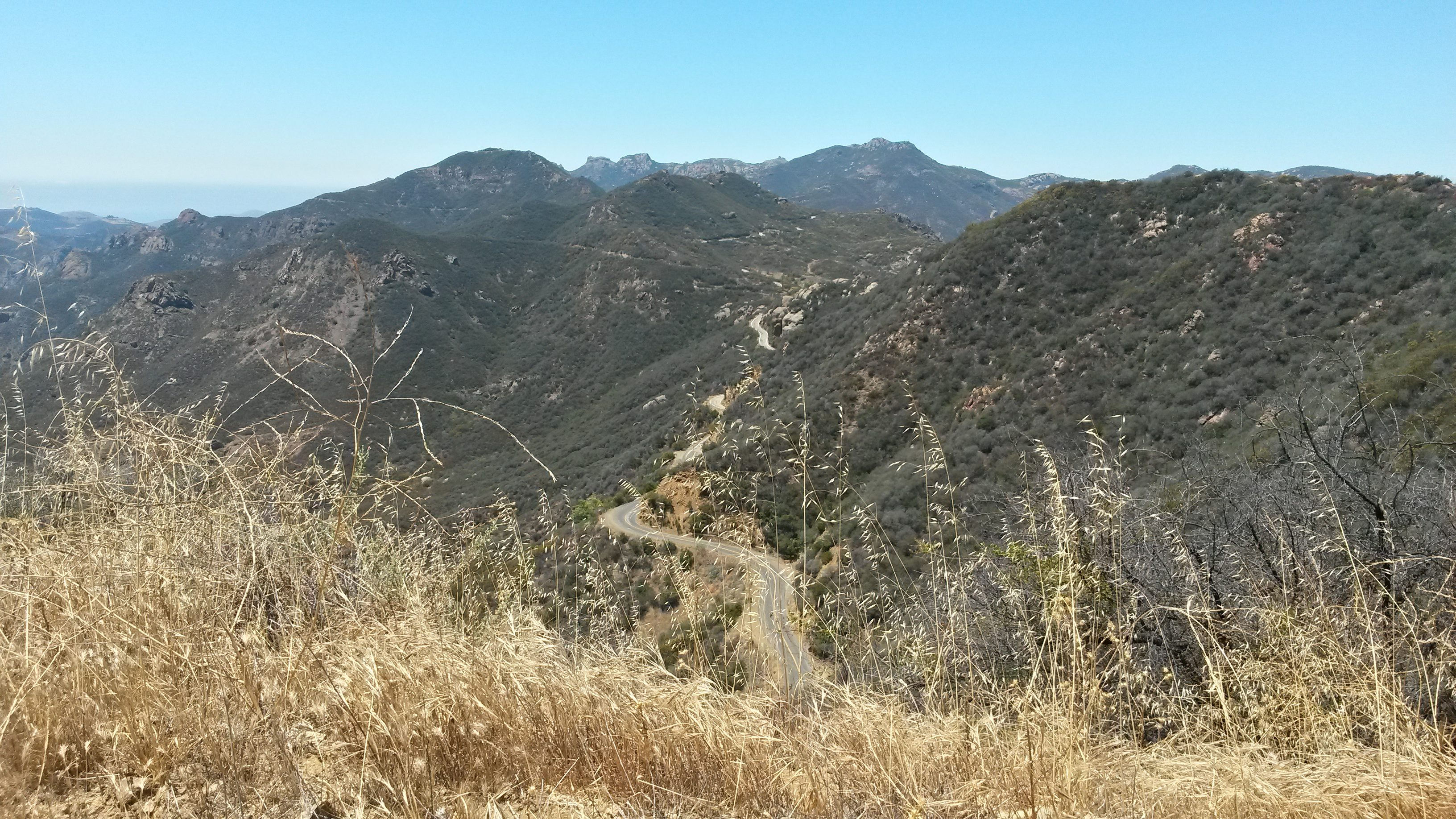 Photo taken fromfrom the Backbone trail, overlooking Yerba Buena